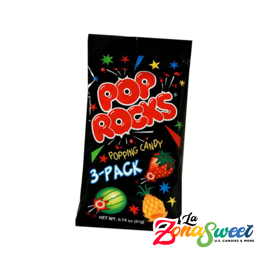 Pop Rocks Popping Candy 3pz (21gr) | POP ROCKS