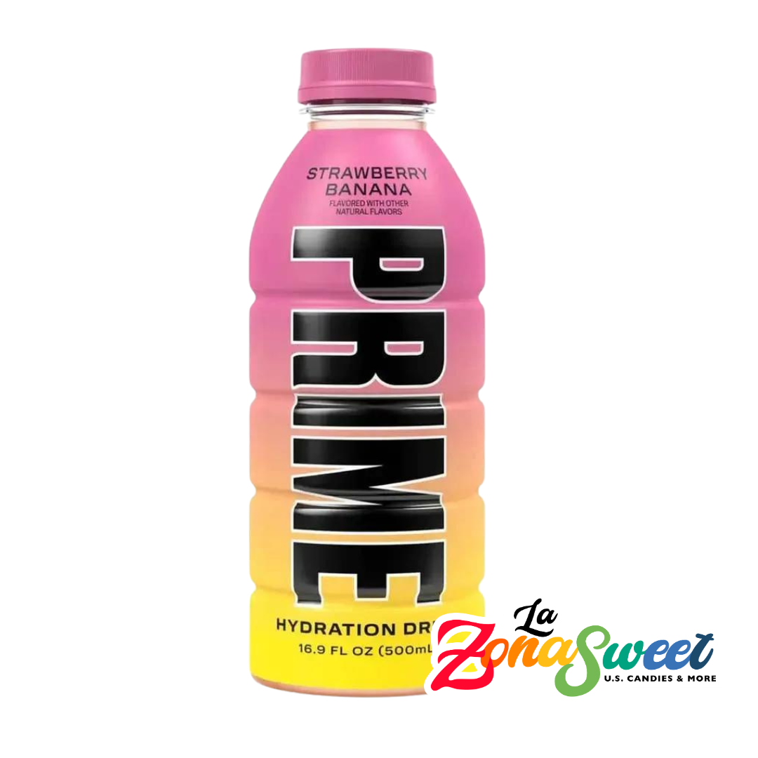 Bebida Hidratante Prime Strawberry Banana (500ml) | PRIME