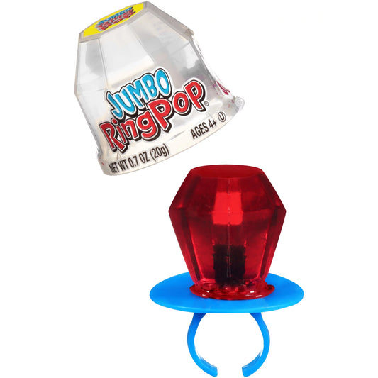 Ring Pop Jumbo Con Capa Resellable (20g) | BAZOOKA
