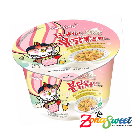 Ramen Bowl Hot Chicken Buldak Sabor Cream Carbonara (105gr) | SAMYANG