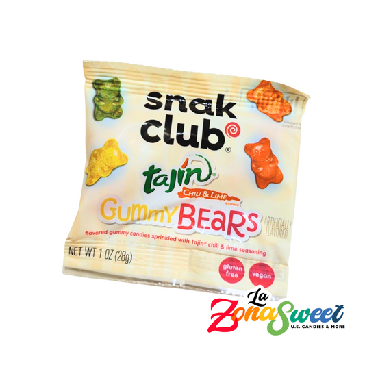 Gummy Bears Tajin (28g) | SNAK CLUB