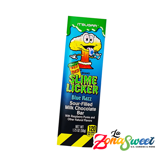 Chocolate Slime Licker Sabor Blue Razz (50gr) | TOXIC WASTE