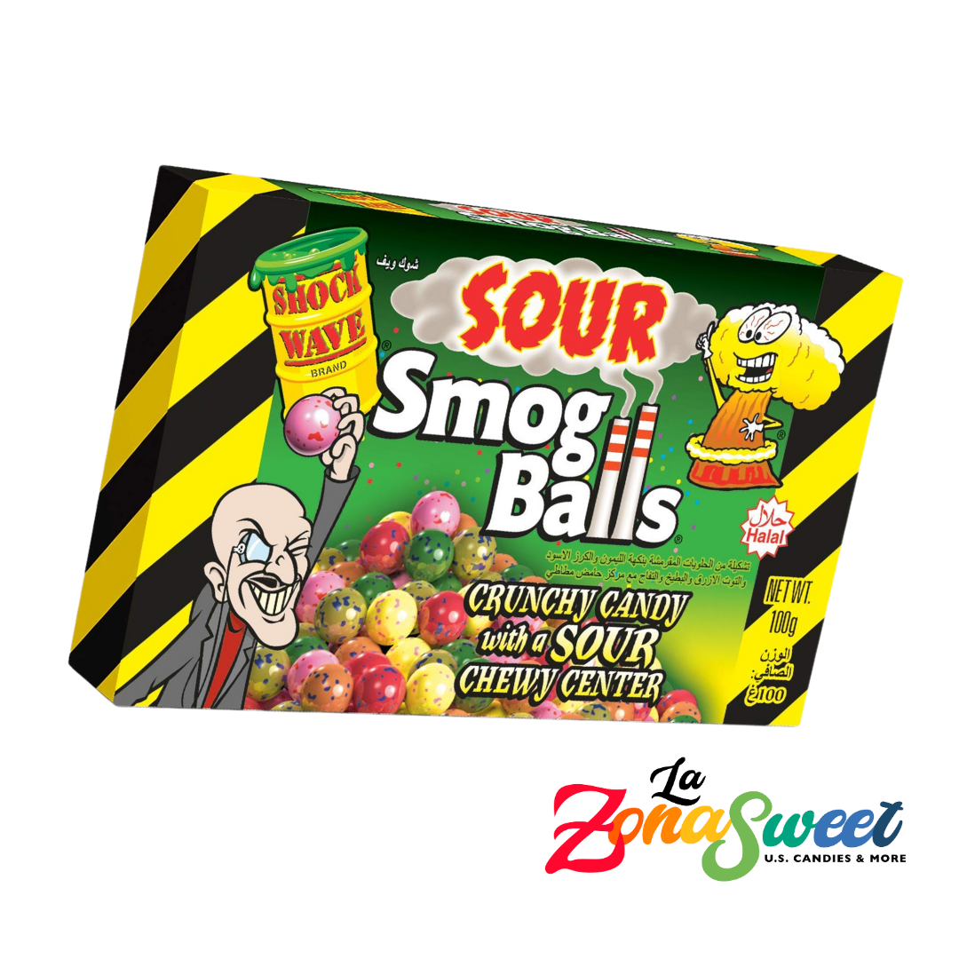 Dulces Sour Smog Balls (100gr) | TOXIC WASTE