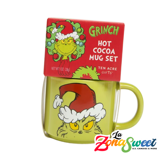 Taza Grinch Hot Cocoa Mug Set (28g) | TEN ACRE