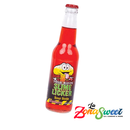 Slime Licker Sour Soda Strawberry (355ml) | TOXIC WASTE