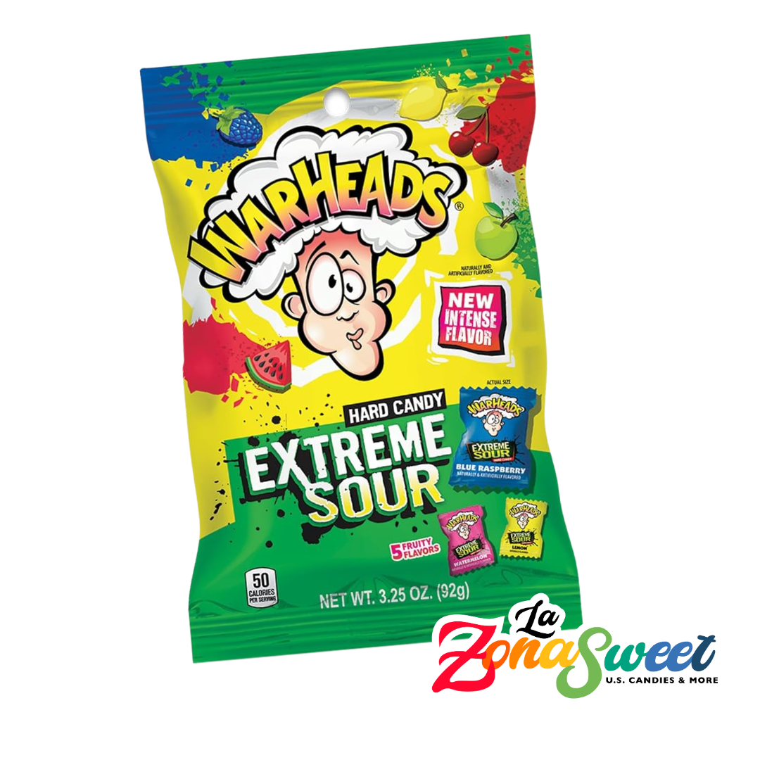 Hard Candy Extreme Sour (92g) | WARHEADS