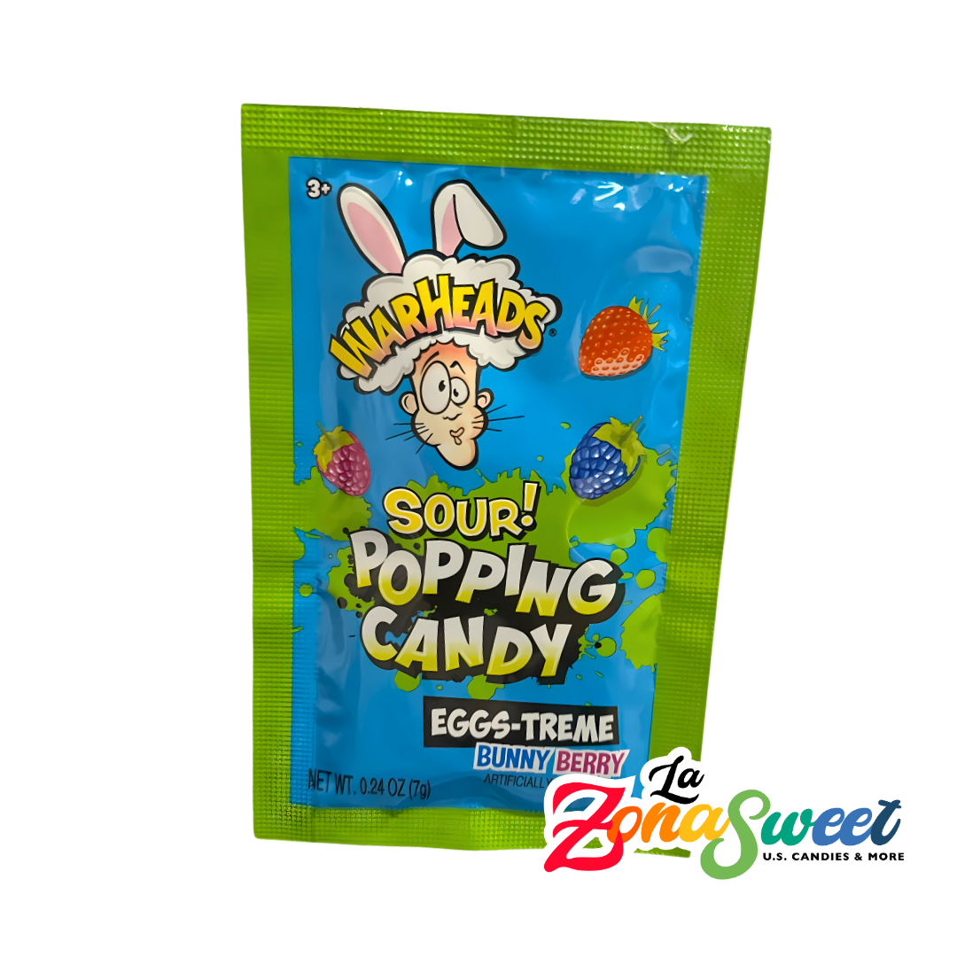 Popping Candy Sour Bunny Berry Pascua (1pz) | WARHEADS