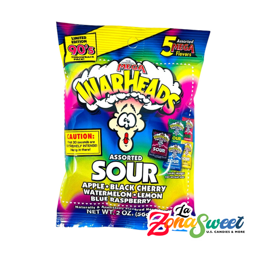 Warheads Assorted Sour (56g) | WARHEADS