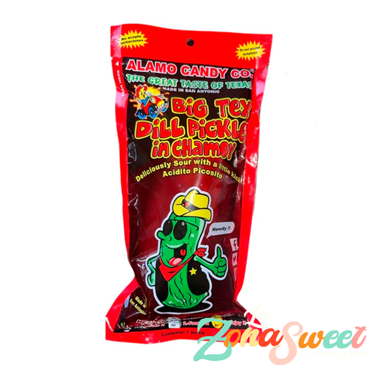 Big Tex Dill Pickle In Chamoy (28g)|  ALAMO CANDY