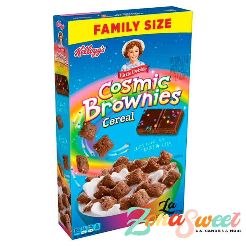 Cereal Cosmic Brownies with Rainbow Chips Family Size (374g) | KELLOG´S