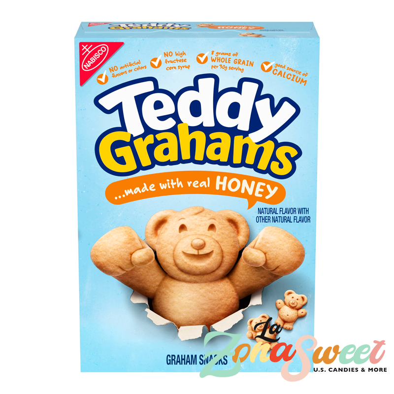 Teddy Grahams Snacks Honey (336g) (12pz) | NABISCO