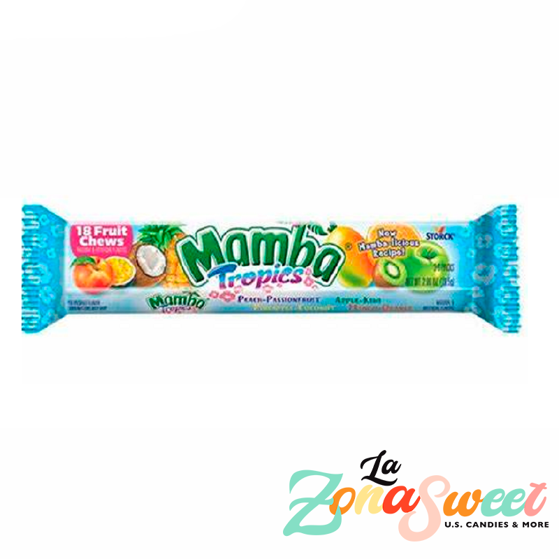 Mamba Tropics 18 Fruit Chews (79.5g) | STORCK