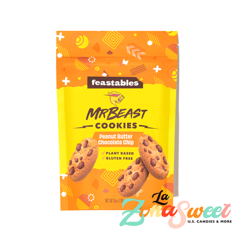 Mr. Beast Cookies Peanut Butter Chocolate Chip (170g) | FEASTABLES