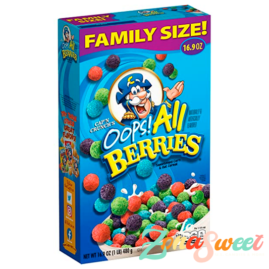 Cereal Cap´n Crunch´s Oops! All Berries Family Size (480g) | QUAKER OATS