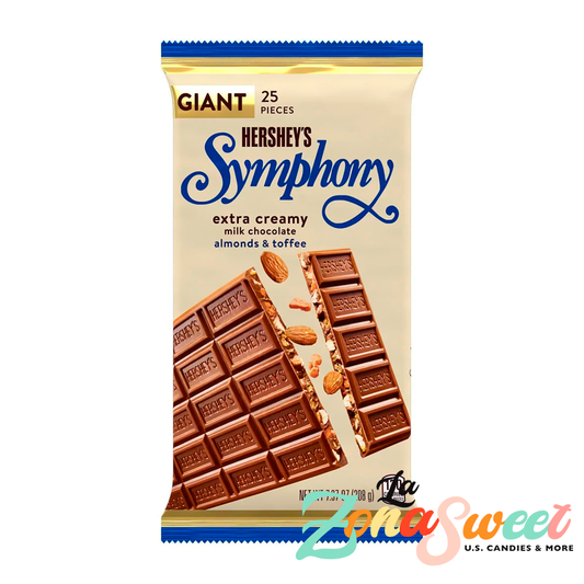 Symphony Extra Creamy Almonds & Toffee Giant Bar (208g) | HERSHEY'S
