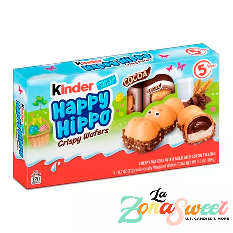 Kinder Happy Hippo Crispy Wafers (103g) | FERRERO