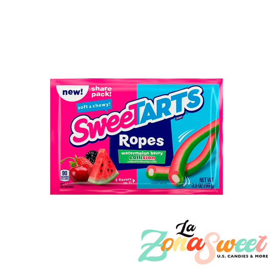SweeTarts Ropes Watermelon Berry Collision (99g) | FERRARA CANDY