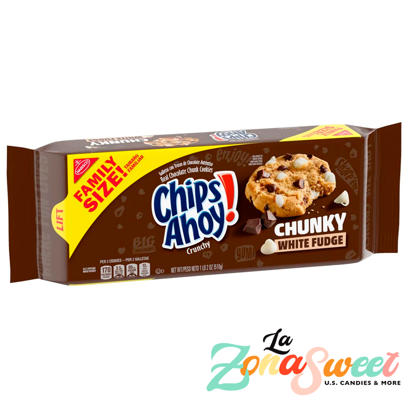 Galletas Chips Ahoy Chunky White Fudge (510g) | MONDELEZ