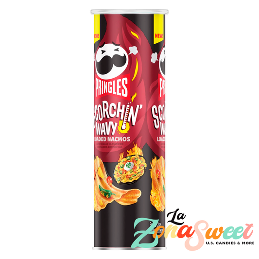 Pringles Scorchin Wavy Loaded Nachos (137g) | PRINGLES