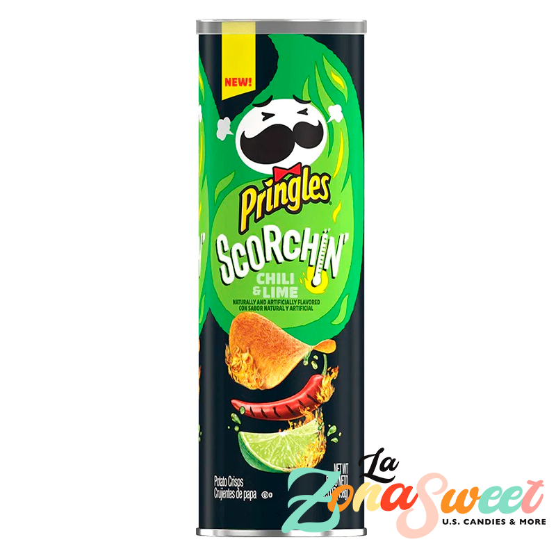 Pringles Scorchin Chili & Lime | PRINGLES - LA ZONA SWEET – La Zona Sweet