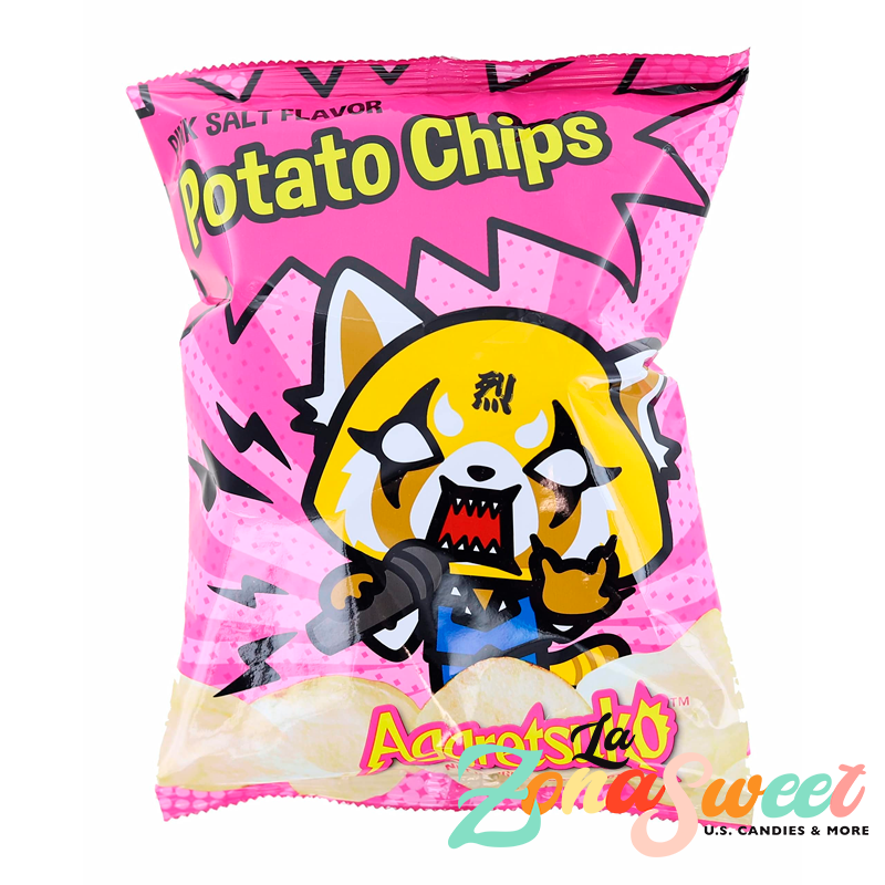 Potato Chips Pink Salt Aggretsuko (54g) | SANRIO