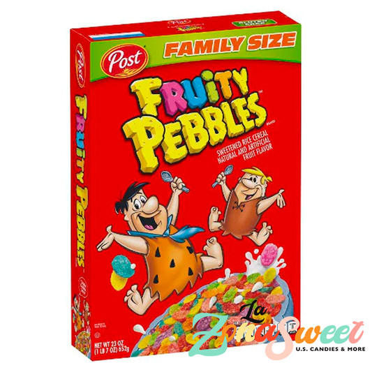 Cereal Fruity Pebbles Sweetened Rice Family Size (552g) | POST