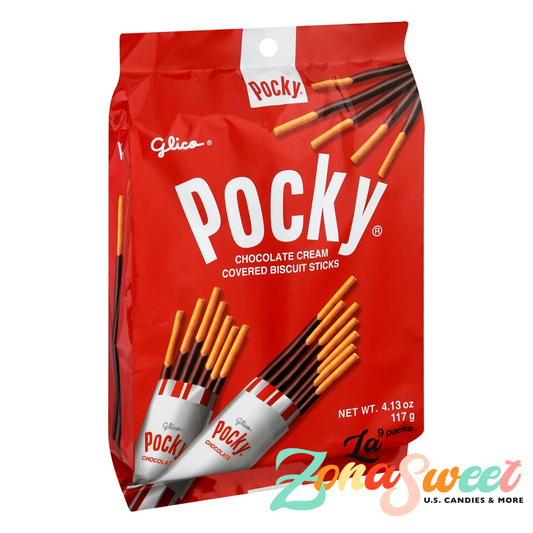 Pocky Chocolate Cream (9 Packs) (117g) | EZAKI