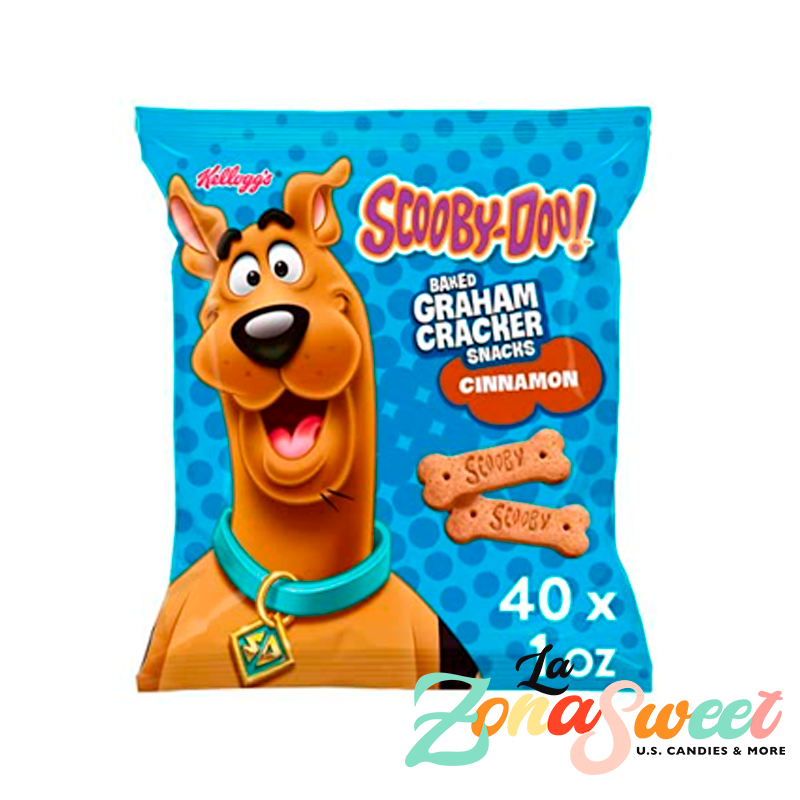 Scooby Doo! Baked Graham Cracker Snacks (28g)(1 Bolsa) | KELLOG´S